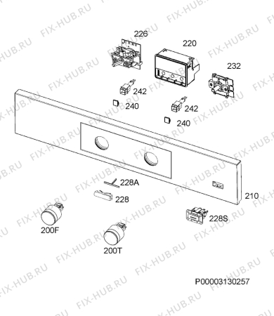 Схема №1 BD320 с изображением Переключатель для плиты (духовки) Aeg 140036696106